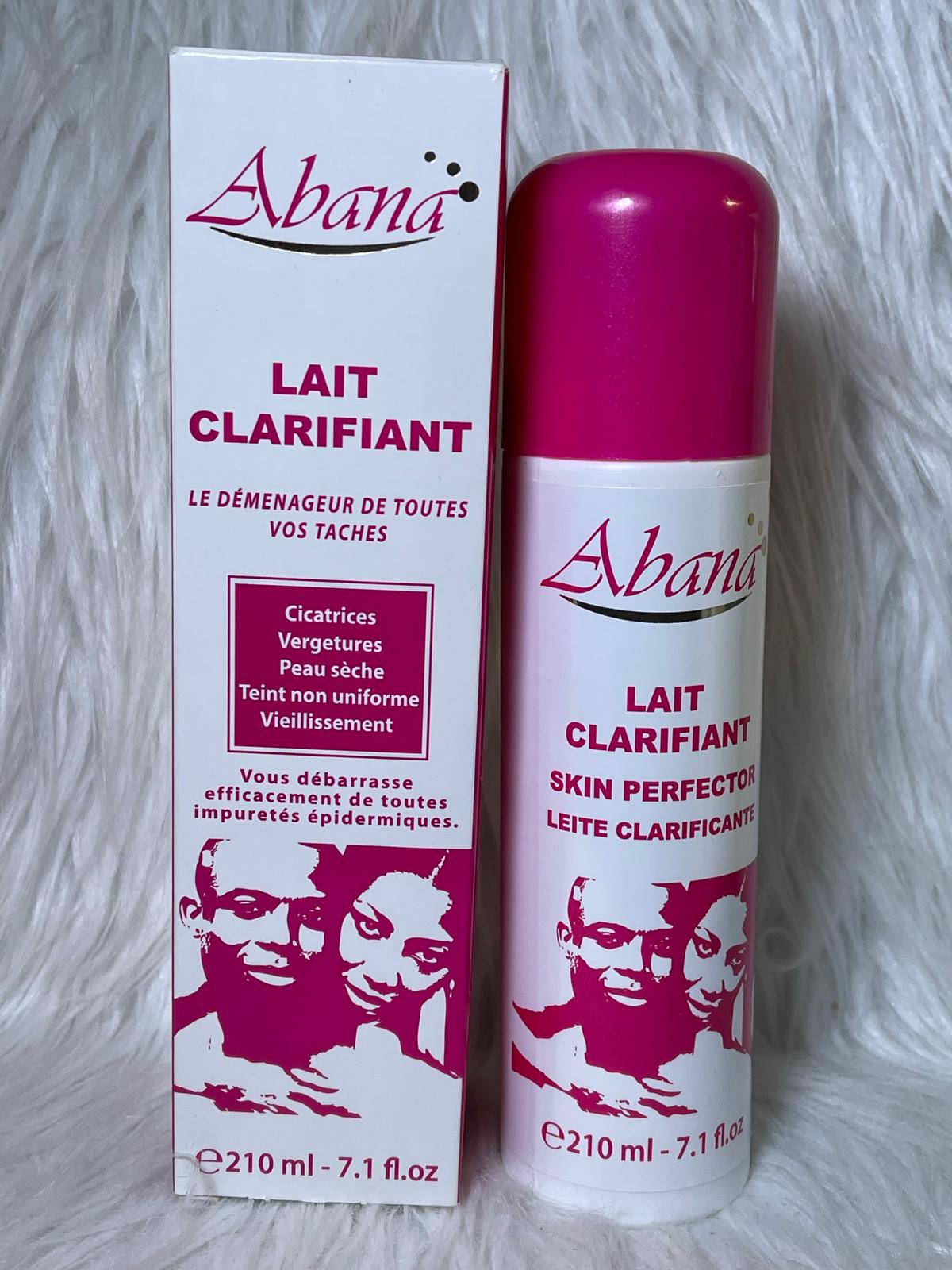 ABANA CLAIT CORPOREL ULTRA ÉCLAIRCISSANT ANTI IMPERFECTION CORRECTEUR TRAITEMENT TACHE ET VERGETURE 210 ML