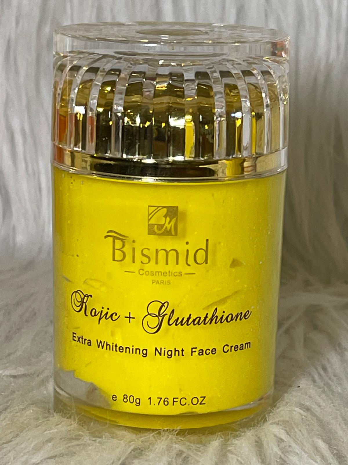 BISMID CREME DE VISAGE KOJIC GLUTATHIONE ULTRA ECLAIRCISSANTE ANTI IMPERFECTION 80G