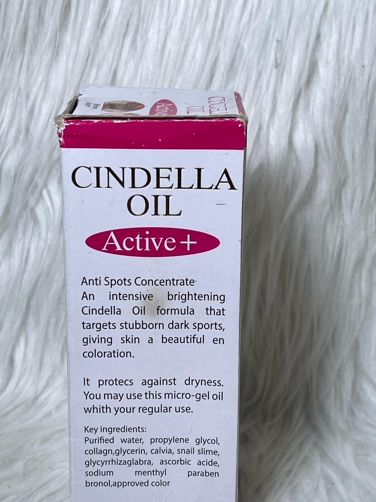 CINDELLA DUO ULTRA BLANCHISSANT LAIT CORPOREL ET HUILE ANTI IMPERFECTION ZERO TACHES