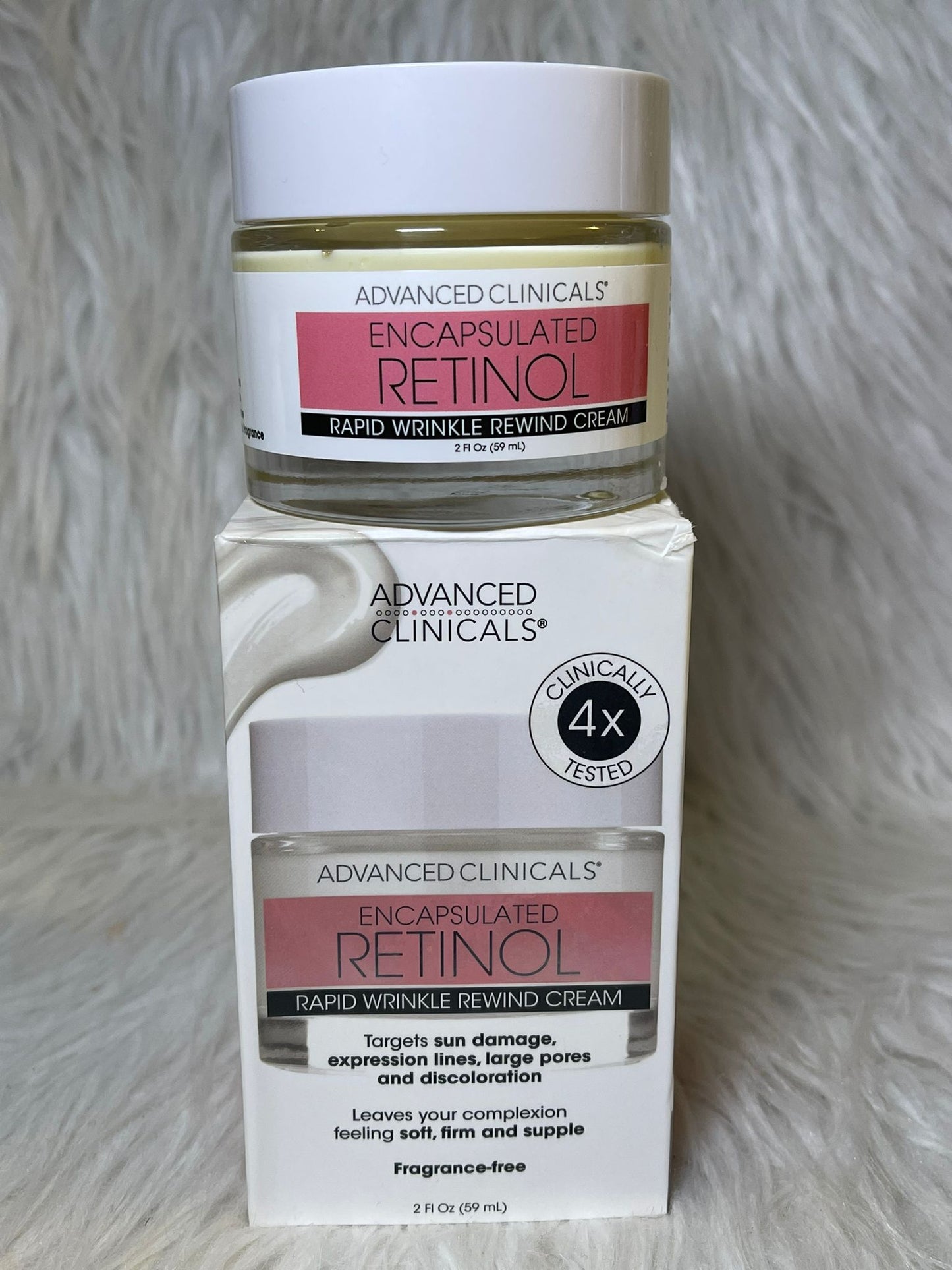 ADVANCED CLINICLS SOINS À LA RETINOM CRÈME CORPOREL ET CREME DE VISAGE ULTRA ÉCLAIRCISSANT ANTI IMPERFECTION ANTI AGE ANTI RIDE
