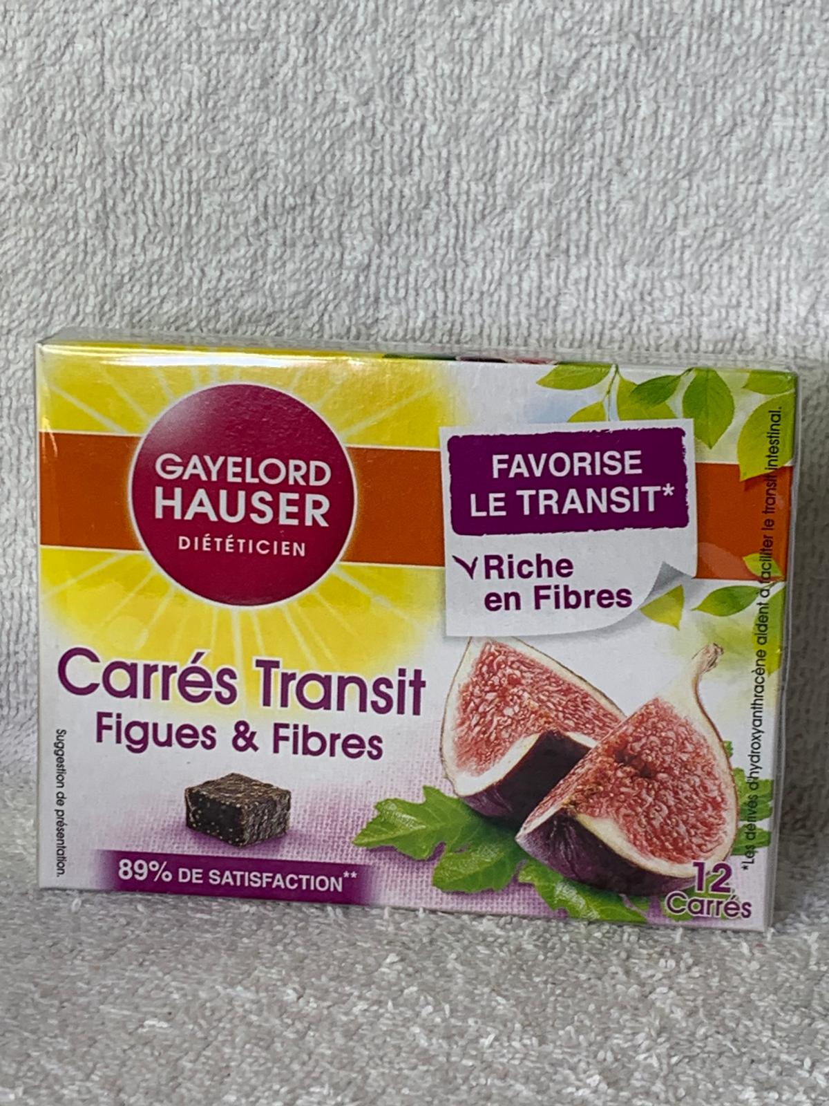 Gayelord Hauser Carrés Transit Figue Et Fibres Maxi Format 24 carrés