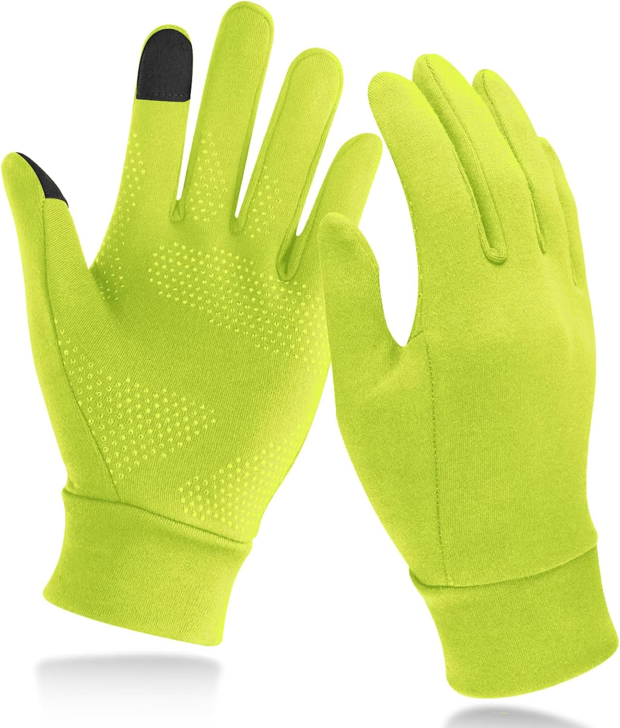 Unigear Gants Doublure Chauffants, sous Gants à Écran Tactile Gants de Cyclisme Gants de Course à Pied Coupe-Vent Respirant Antidérapant Idéal pour Vélo Exercice Sport Running Ski Snowboard Moto