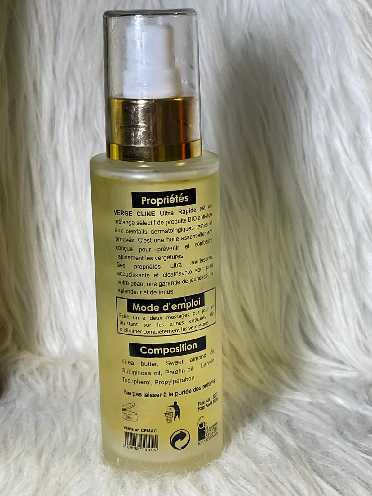 GEL DE DOUCHE VERGE-CLINE ULTRA ÉCLAIRCISSANT ULTRA RAPIDE TRAITEMENT DES VERG ETURES