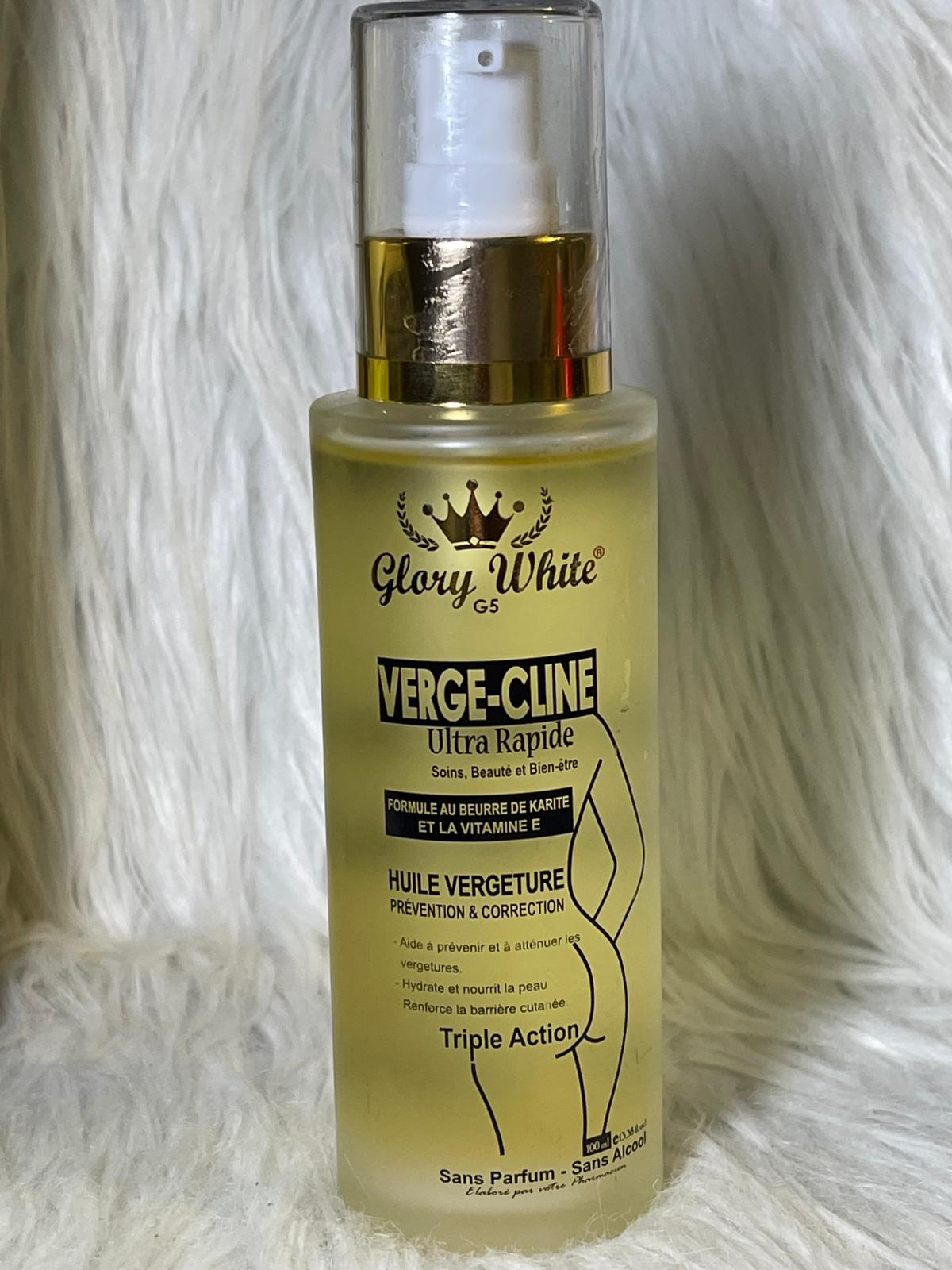VERGE CLINE HUILE VERGETURE ULTRA RAPIDE PREVIEN ET TRAITE LES VERGETURES ET TACHES