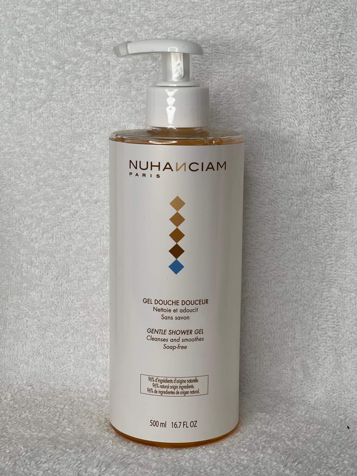 Nuhanciam GEL DOUCHE DOUCEUR NETTOIE ET ADOUCIT Peaux déshydratées- SANS SAVON