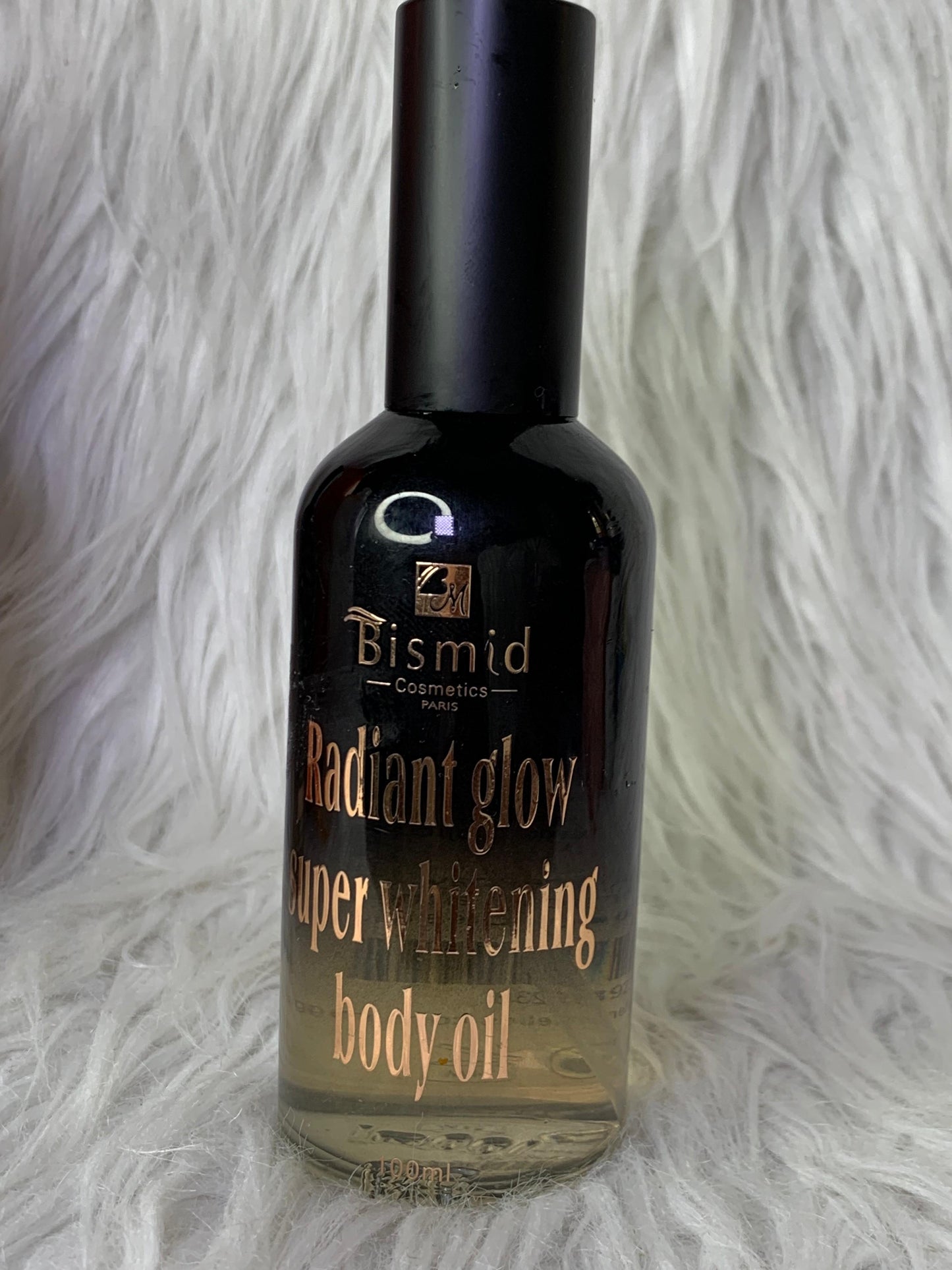 BISMID RADIANT GLOW SUPER WHITENING BODY OIL HUILE ULTRA BLANCHISSANTE NOURRISSANTE ANTI IMPERFECTION