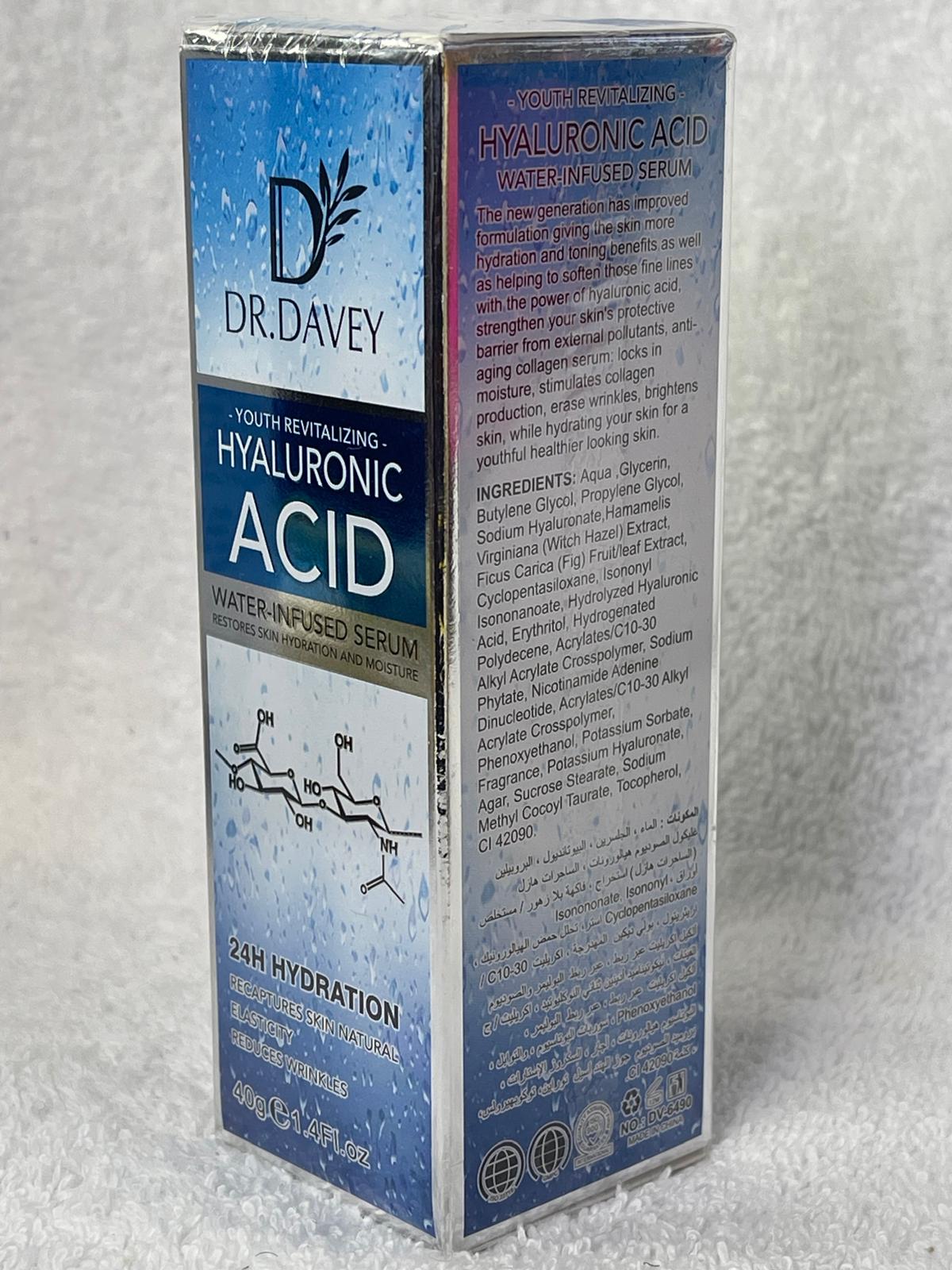 DR. DAVEY SERUM HYALURONIC ACIDE 40G ULTRA HYDRATANT NOURRISSANT ANTI IMPERFECTION