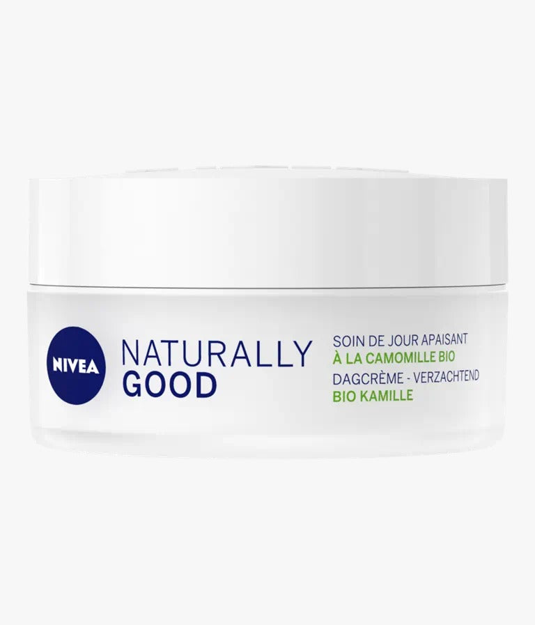 NIVEA NATURALLY GOOD SOIN DE JOUR PEAUX SENSIBLES A LA CAMOMILLE 50 ML