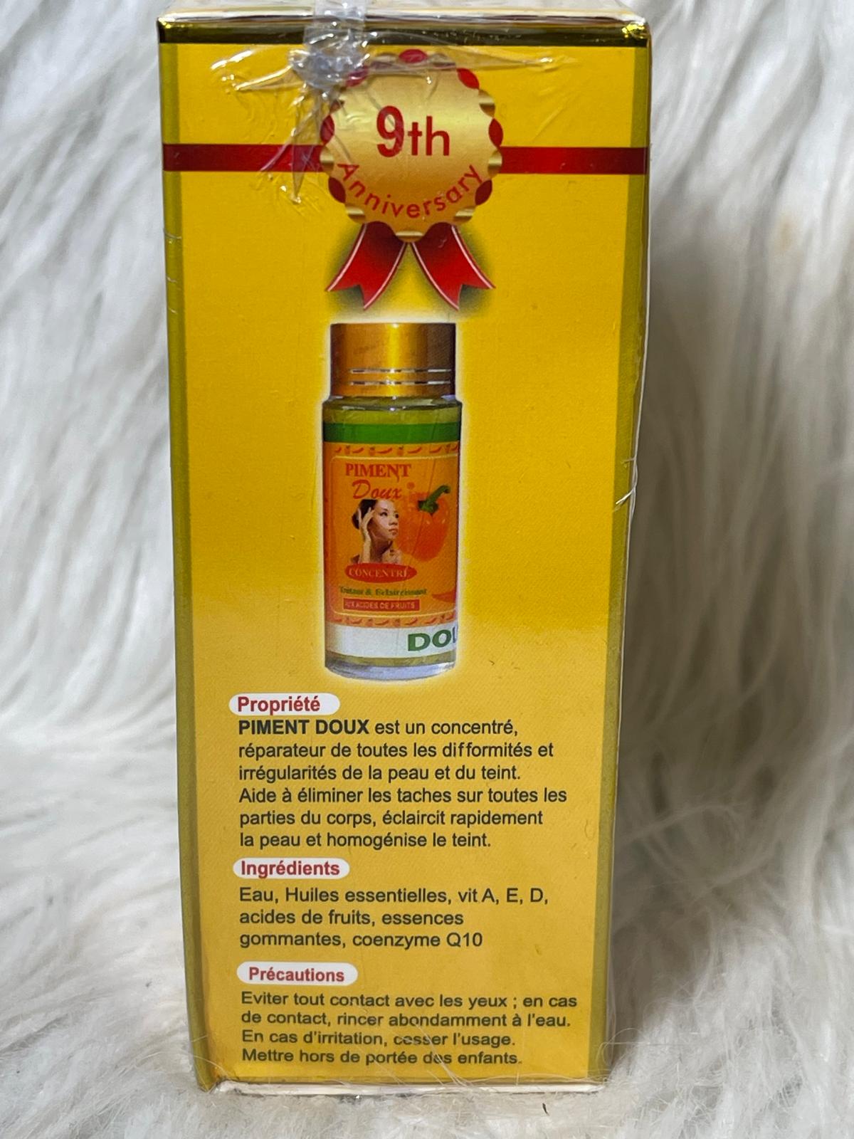 CONCENTRÉ UNIFIANT ULTRA ÉCLAIRCISSANT AU ACIDE DE FRUIT PIMENT DOUX