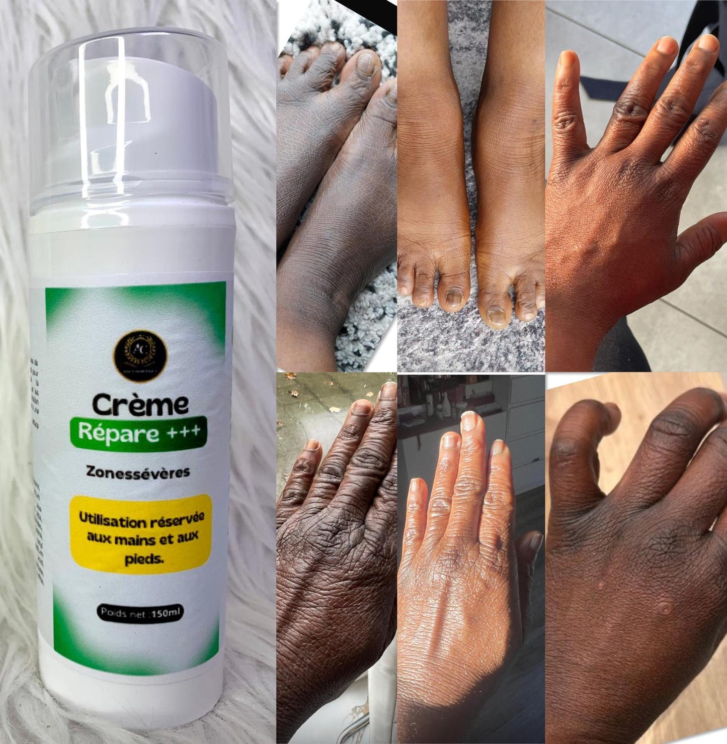 REPARE+ CREME REPARATRICE MAINS ET PIEDS ANTI IMPERFECTION HYDRATANTE NOURRISSANTE