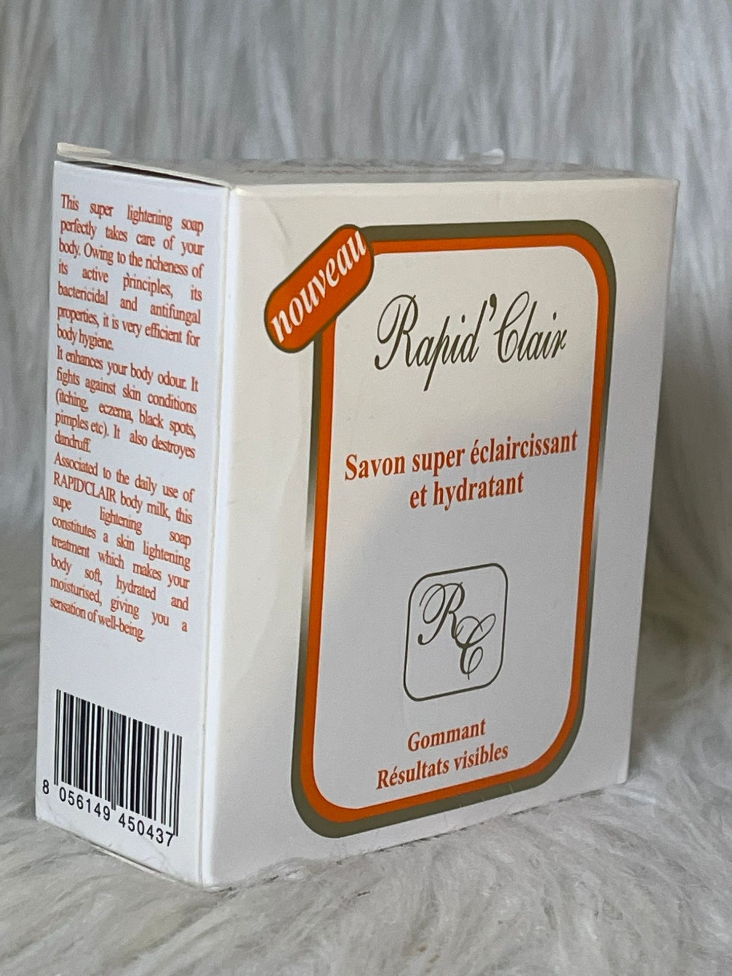 RAPID CLAIRE SAVON EXFOLIANT GOMMANT ANTI IMPERFECTION ULTR ÉCLAIRCISSANT TRAITEMENT DES TACHES ET CICATRICE 100G