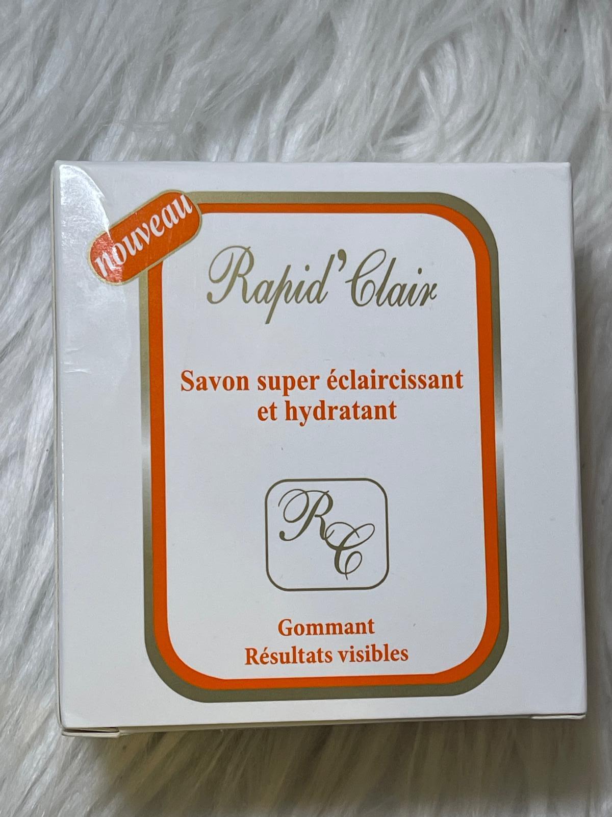 RAPID CLAIRE SAVON EXFOLIANT GOMMANT ANTI IMPERFECTION ULTR ÉCLAIRCISSANT TRAITEMENT DES TACHES ET CICATRICE 100G