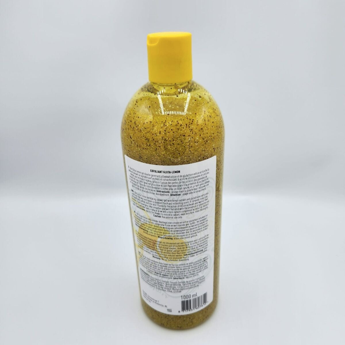 Gel Douche Exfoliant Gommant Ultra éclaircissant Gluta Lemon poudre d'abricot