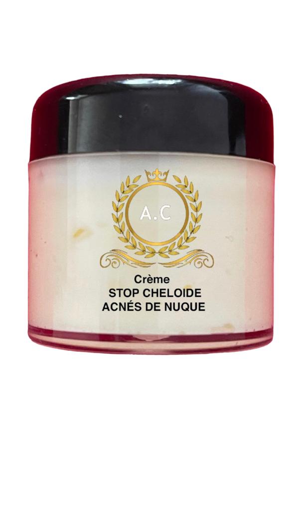 Crème naturel hydratante Stopper Chéloïde bosses de rasoir bouton de nuque cicatrices / Natural Bump Stopper Cream neck pimple cream