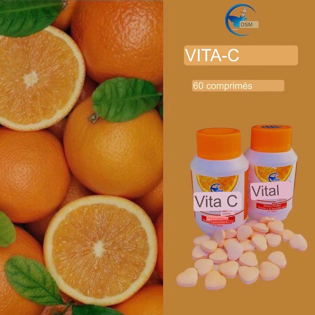 Vitamine C pour une peau brillante lisse sans imperfection