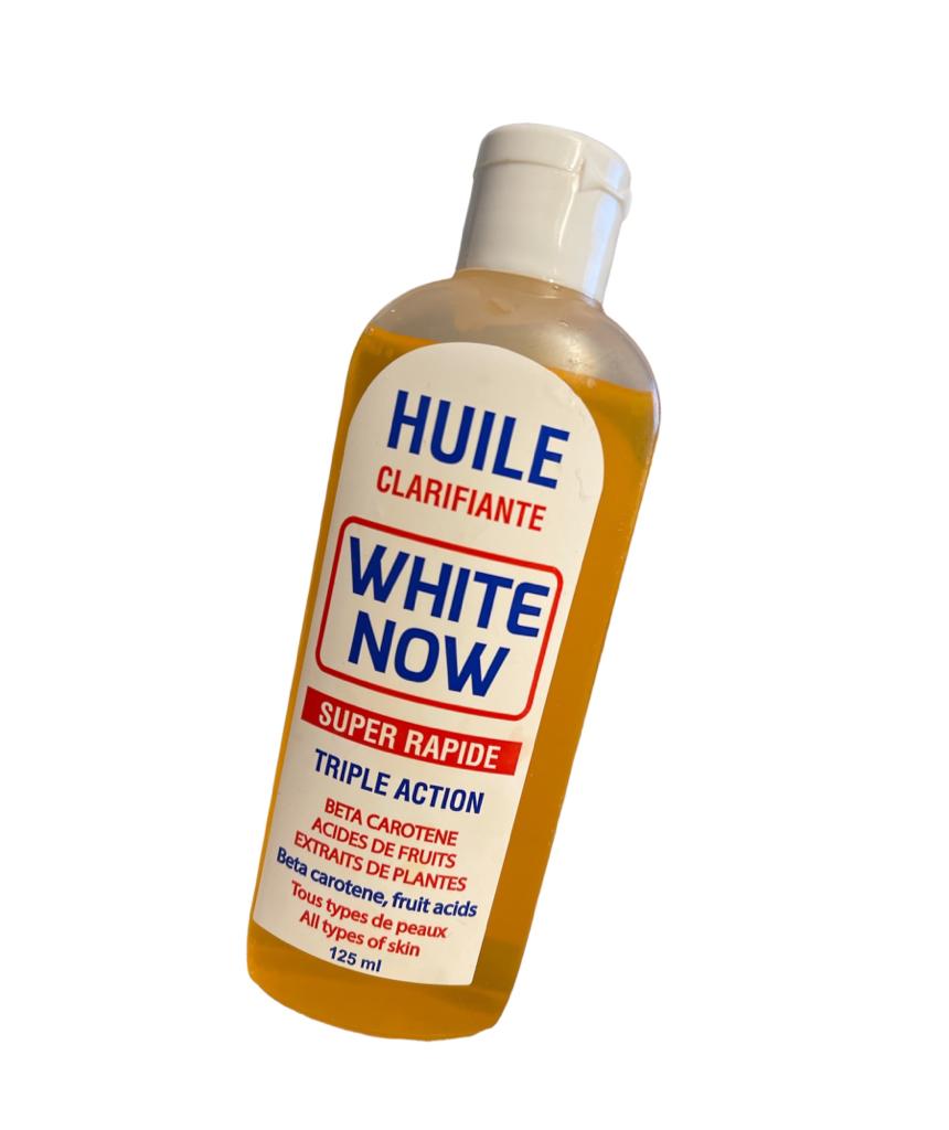 HUILE CLARIFIANTE WHITE NOW CAROTTE ACIDE DE FRUITS ANTI IMPERFECTION UNIFIANTE 125ML