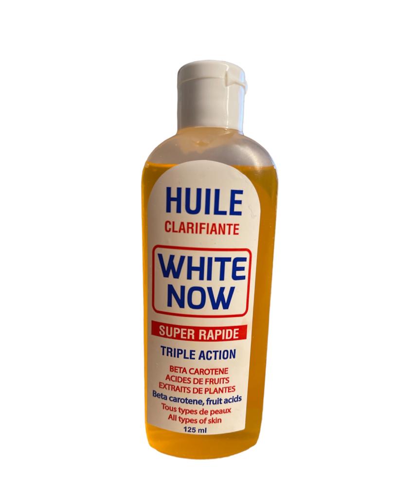 HUILE CLARIFIANTE WHITE NOW CAROTTE ACIDE DE FRUITS ANTI IMPERFECTION UNIFIANTE 125ML