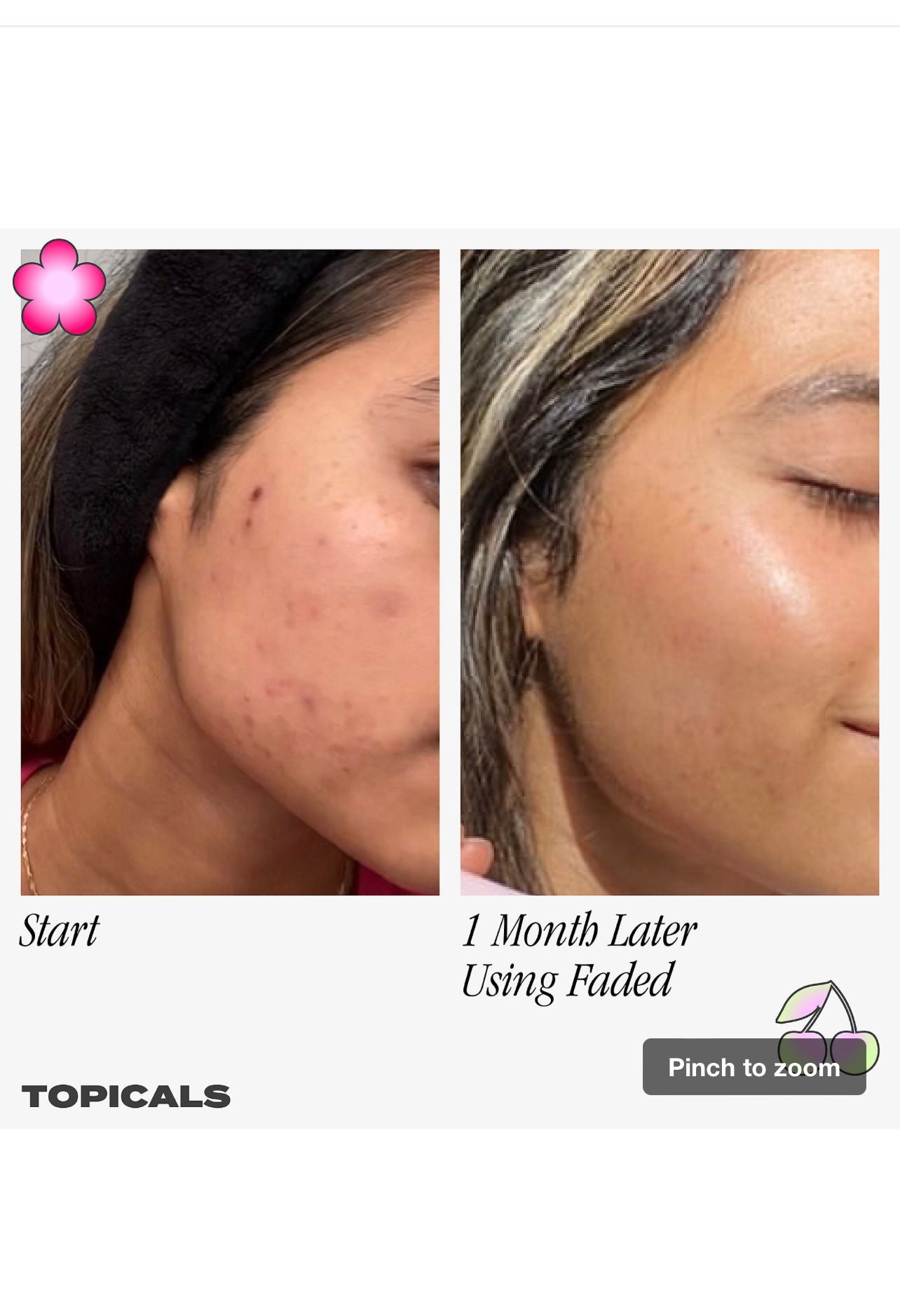 Topicals Mini Faded Serum 15ml for Dark Spots & Discoloration Faded topicals sérum crèmeux super anti imperfection