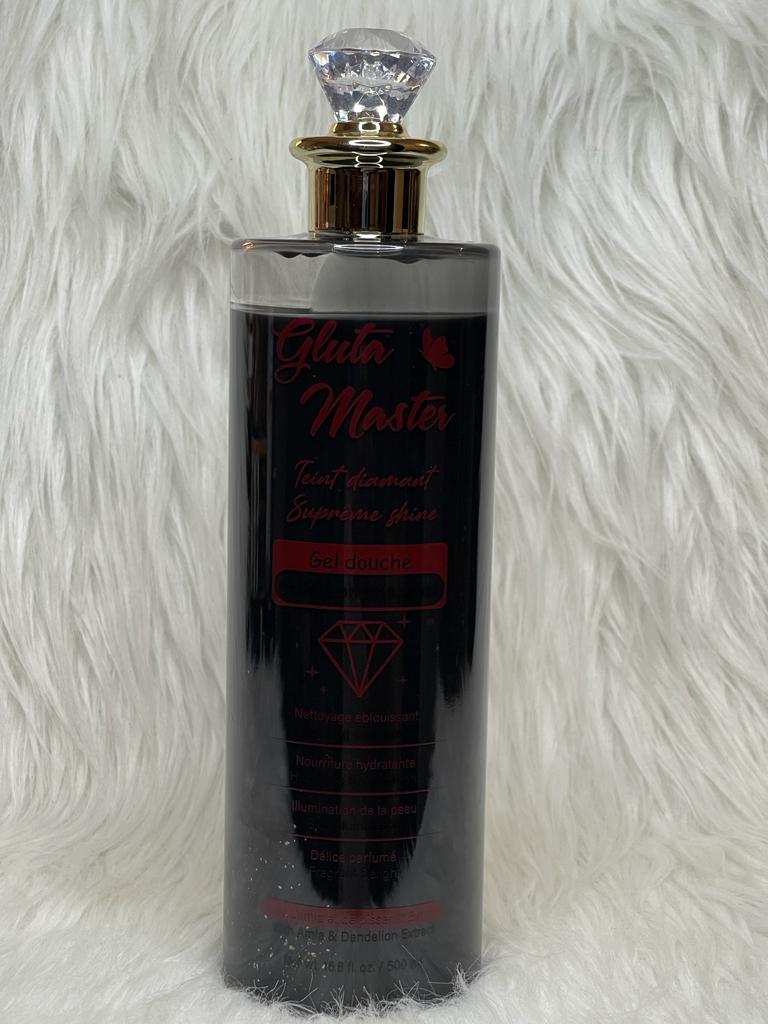 GEL DE DOUCHE DIAMANT ULTRA ÉCLAIRCISSANT 24K NOIRE NON SALISSANT ANTI IMPERFECTION