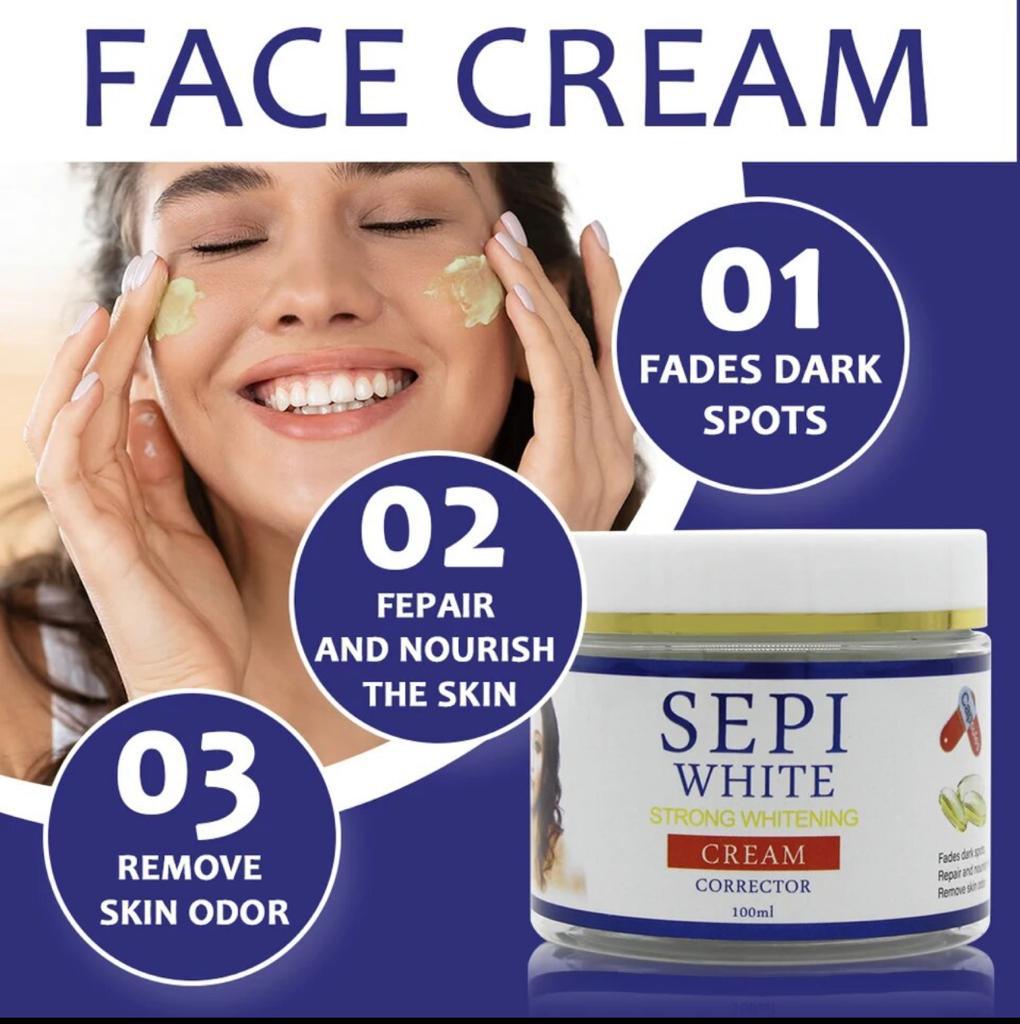 Gamme cosmetique SEPI WHITE Ultra BLANCHISSANTE TRAITEMENT DES IMPERFECTION EN PROFONDEUR