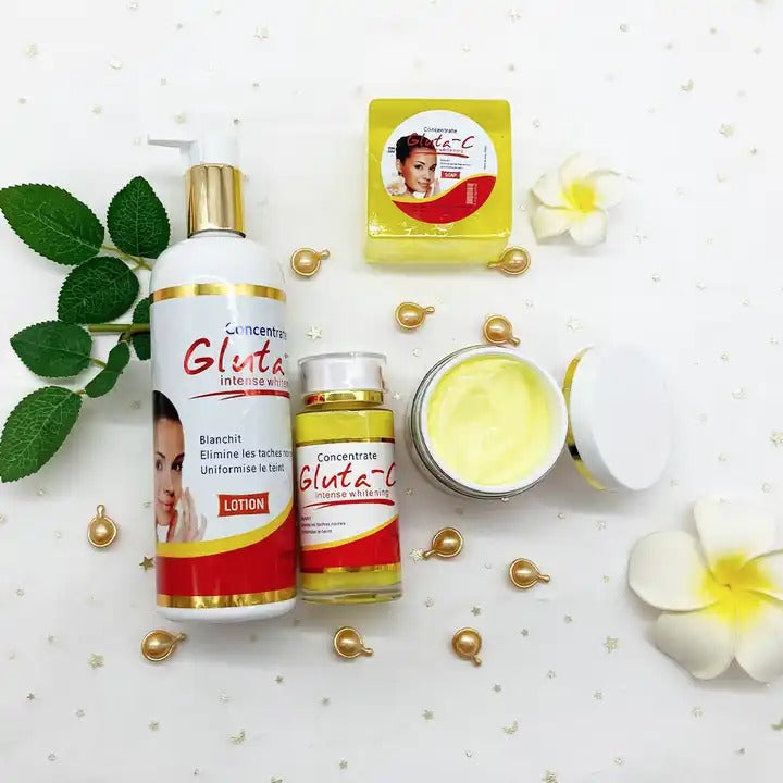 GLUTA C GAMME ULTRA BLANCHISSANTE HYDRATANTE NOURRISSANTE BIO 100% NATUREL