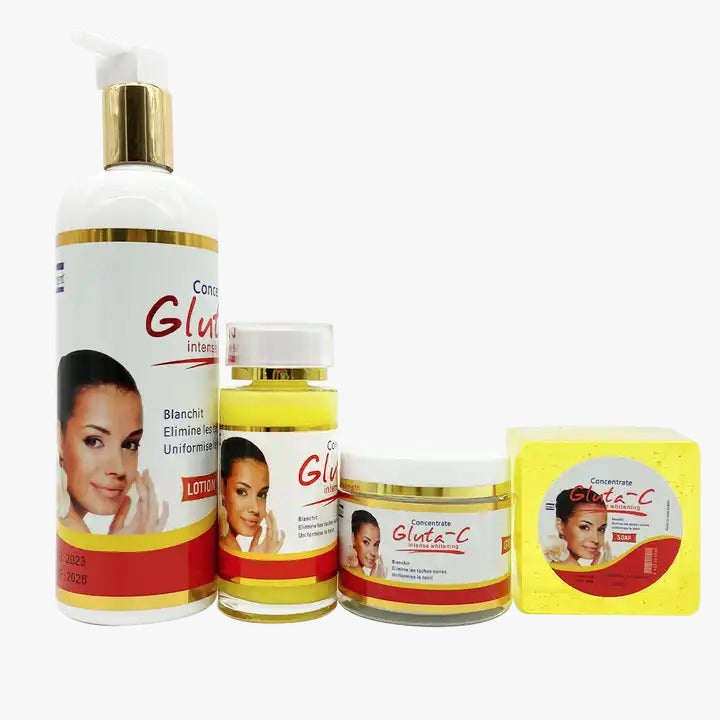 GLUTA C GAMME ULTRA BLANCHISSANTE HYDRATANTE NOURRISSANTE BIO 100% NATUREL