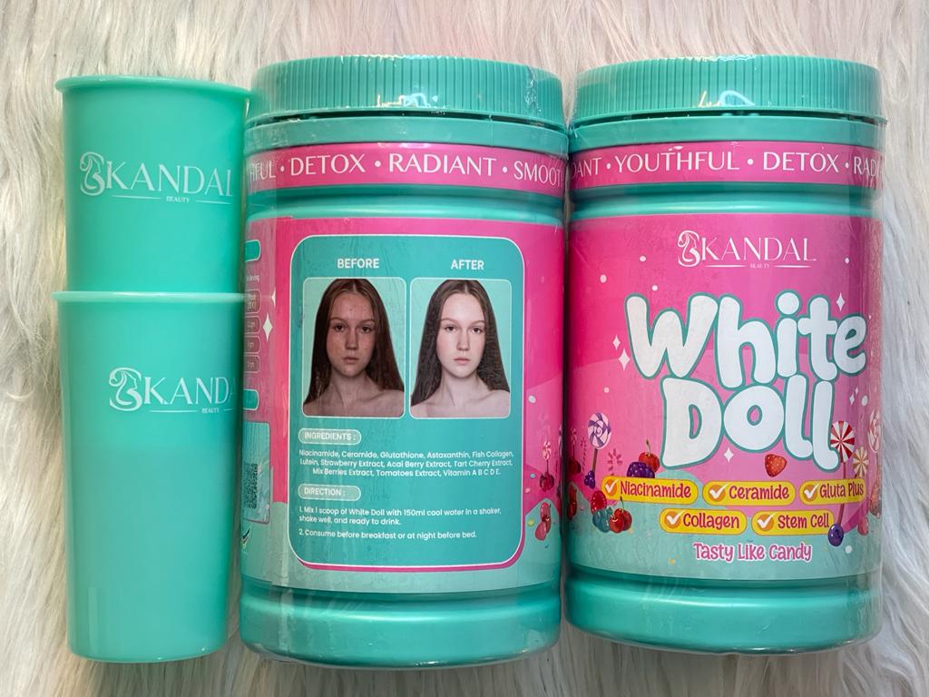 SKANDAL DUO MIRACLE PURE WHITE ET WHITE DOLL COLLAGÈNE GLUTATHIONE ULTRA BLANCHISSANT ANTI IMPERFECTION