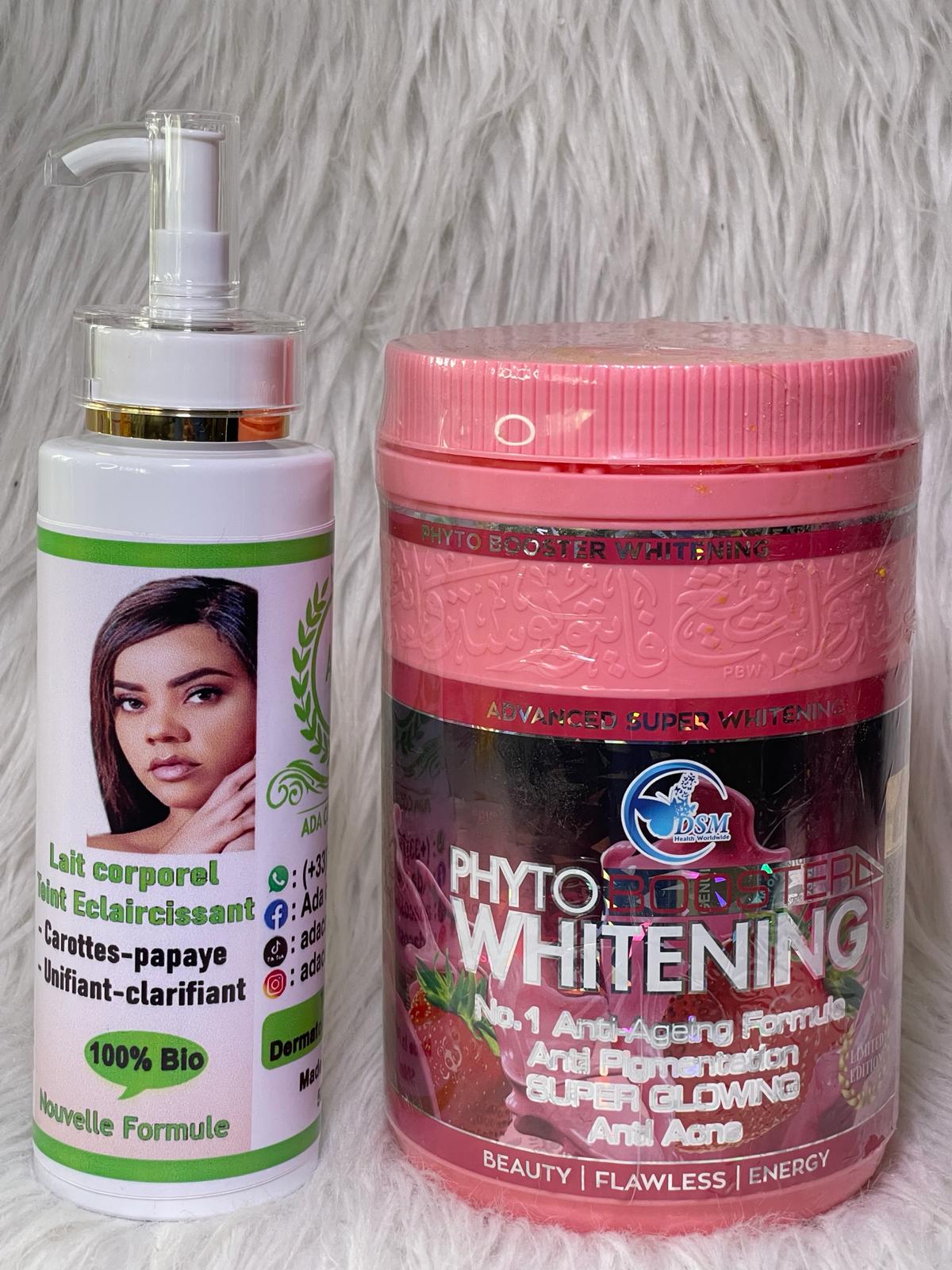 BEST COMBO COLLAGENE PHYTO BOOSTER + LAITCORPOREL ECLAIRCISSANT ANTI IMPERFECTION