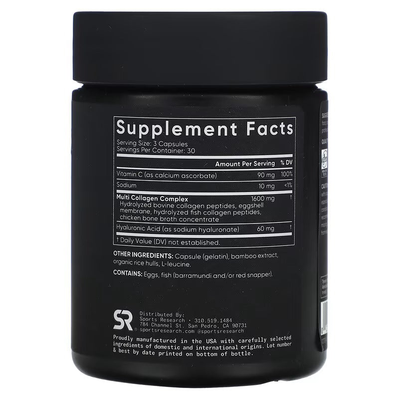 Sports Research, Complexe multi-collagène, 90 capsules