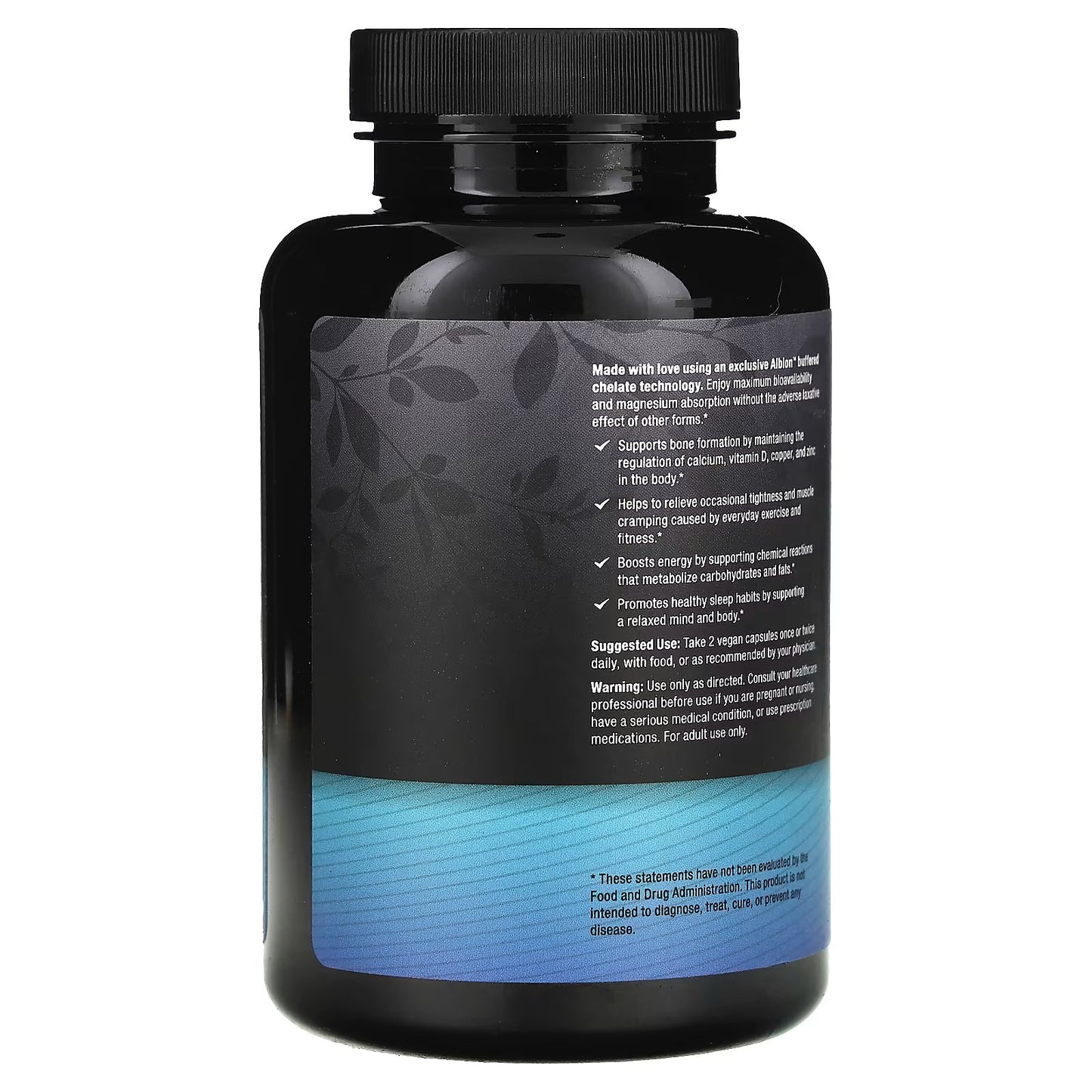 Nested Naturals, Magnésium, Glycinate chélate, 120 capsules vegan