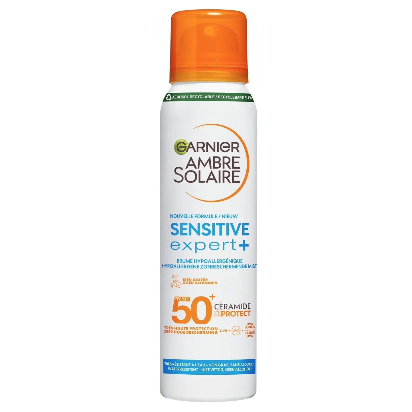 Garnier Ambre Solaire Sensitive Expert + Adulte Brume protectrice très haute protection hypoallergénique FPS50+