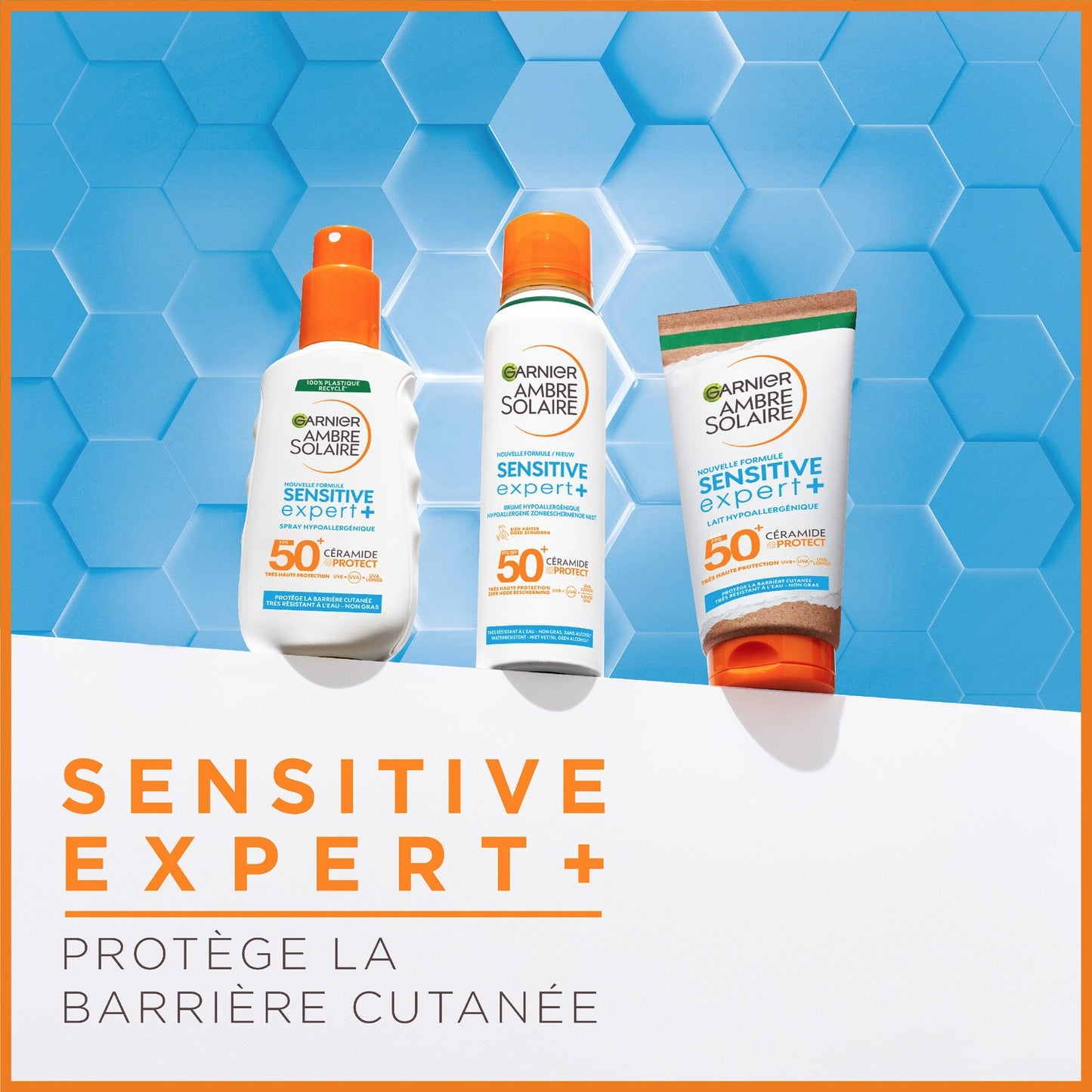 Garnier Ambre Solaire Sensitive Expert + Adulte Brume protectrice très haute protection hypoallergénique FPS50+