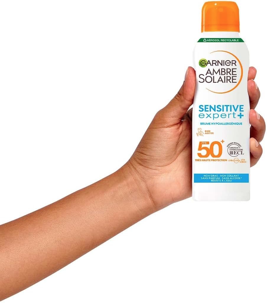 Garnier Ambre Solaire Sensitive Expert + Adulte Brume protectrice très haute protection hypoallergénique FPS50+