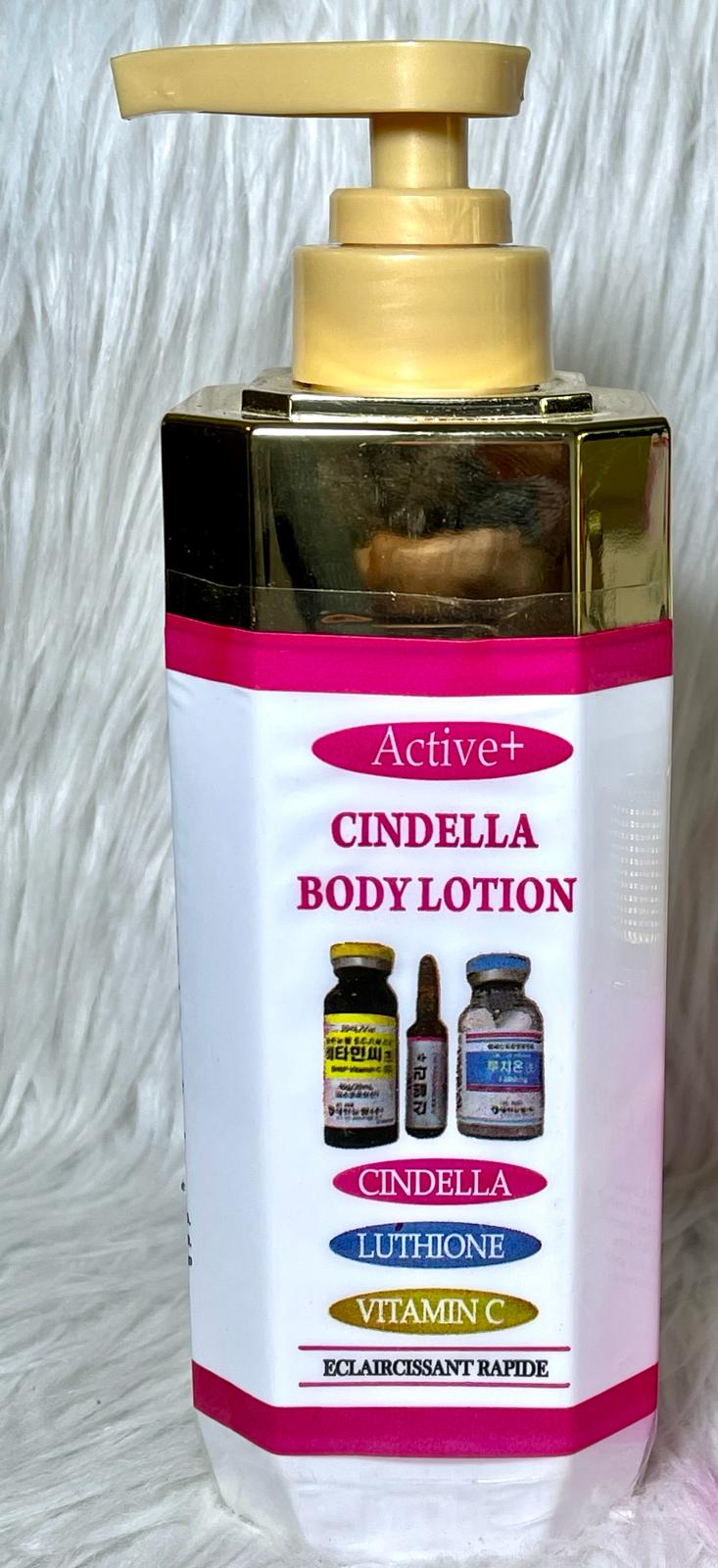 CINDELLA LAIT CORPOREL ULTRA BLANCHISSANTE ANTI IMPERFECTION ZÉRO TACHES 500ML ACTION RAPIDE