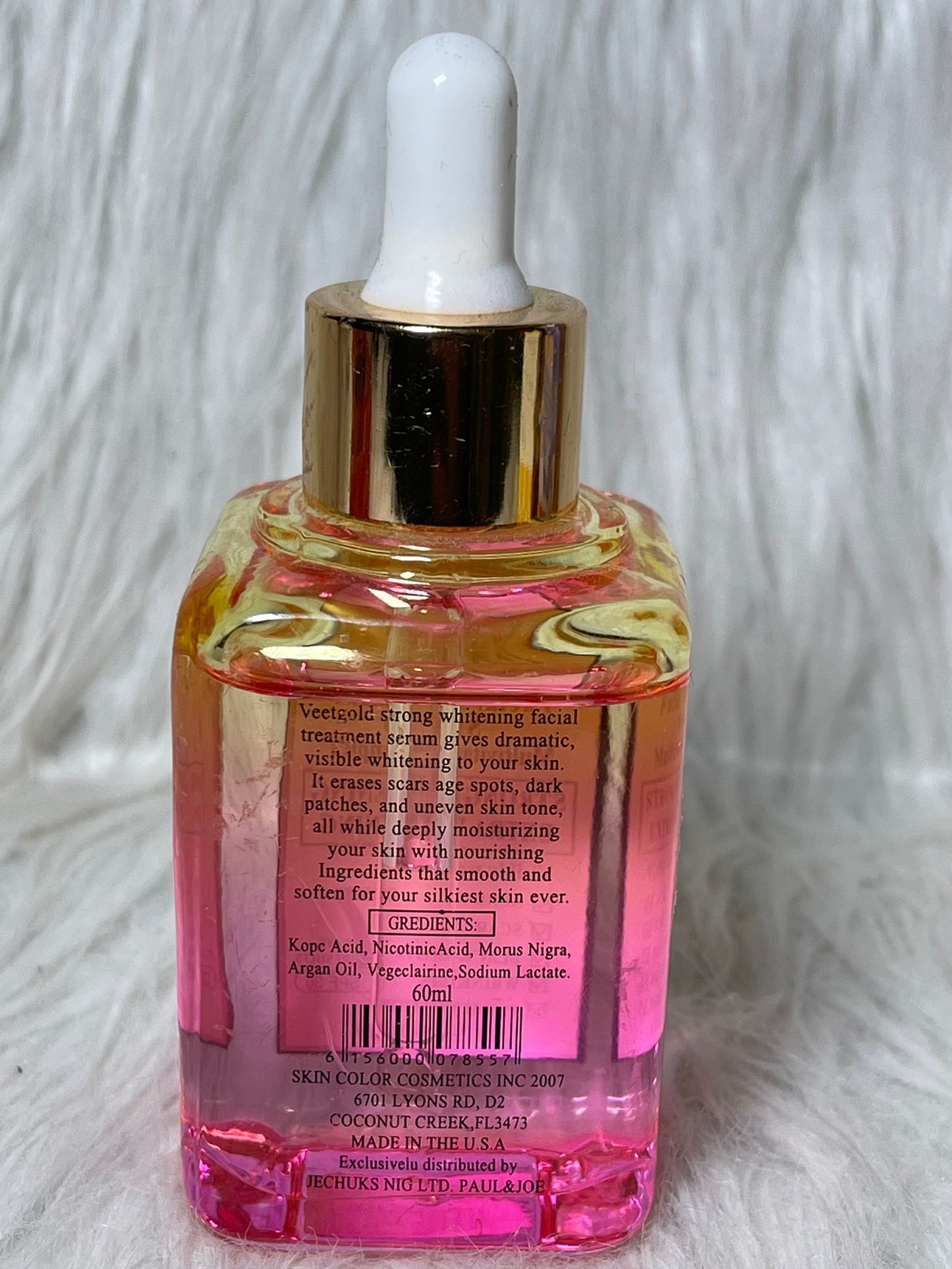 VEETGOLG SERUM ULTRA BLANCHISSANT SUPER EFFICACES ANTI IMPERFECTION POUR TOUT YPE DE PEAU 7 DAYS