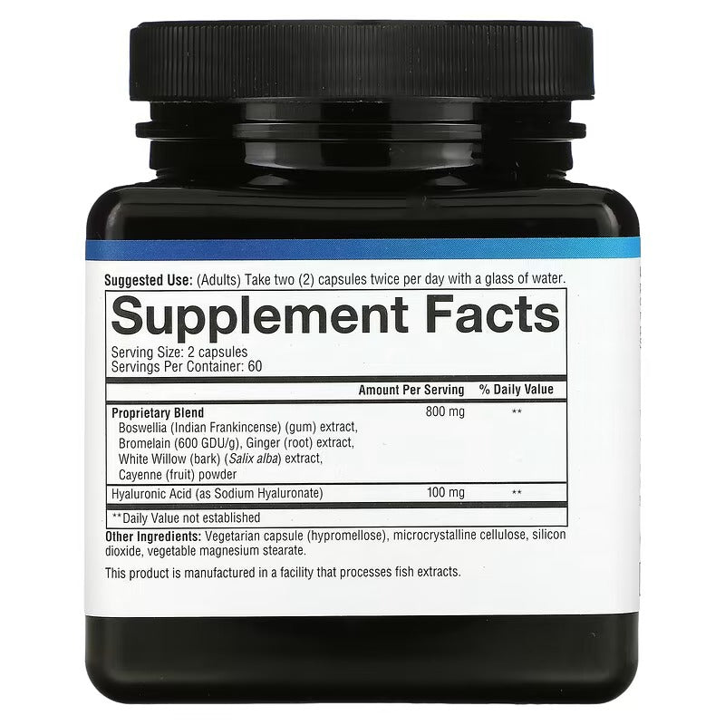 Youtheory, Acide hyaluronique, Formule avancée, 120 capsules végétariennes