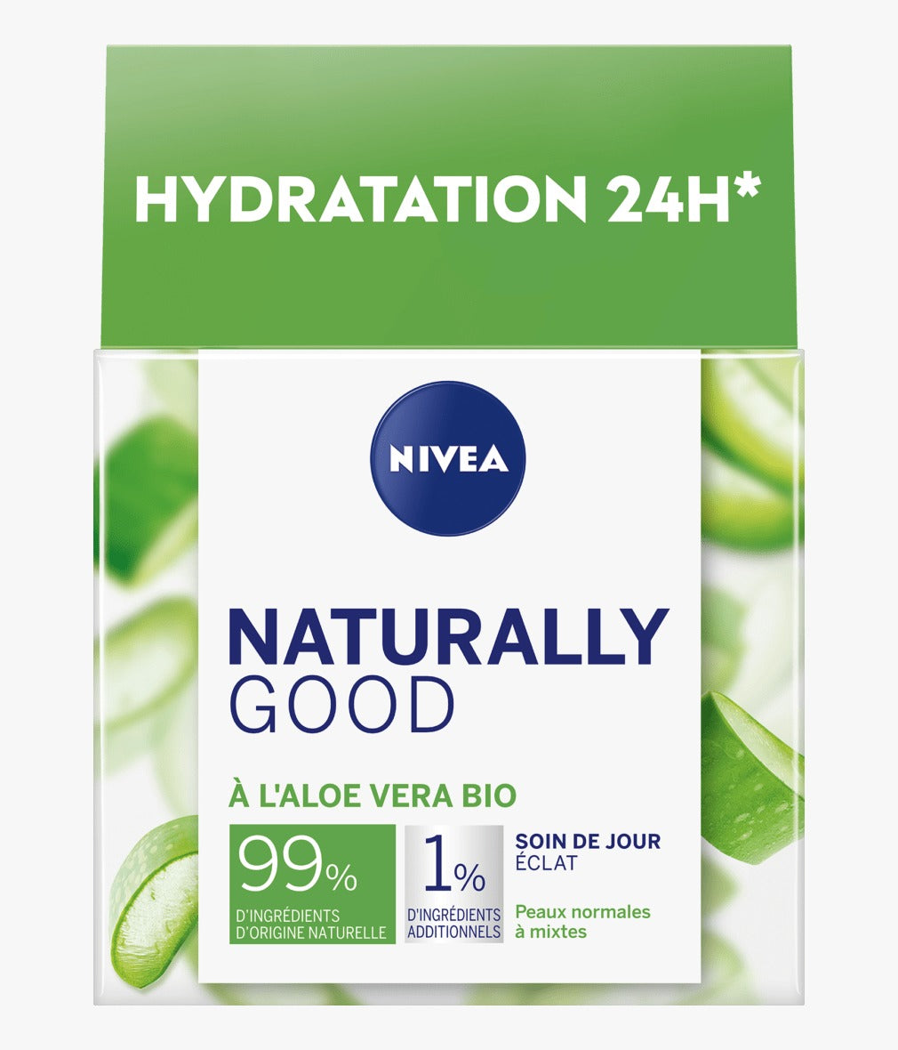 NIVEA NATURALLY GOOD CRÈME DU JOUR ALOE VERA BIO SOIN VISAGE HYDRATANT 50 ML