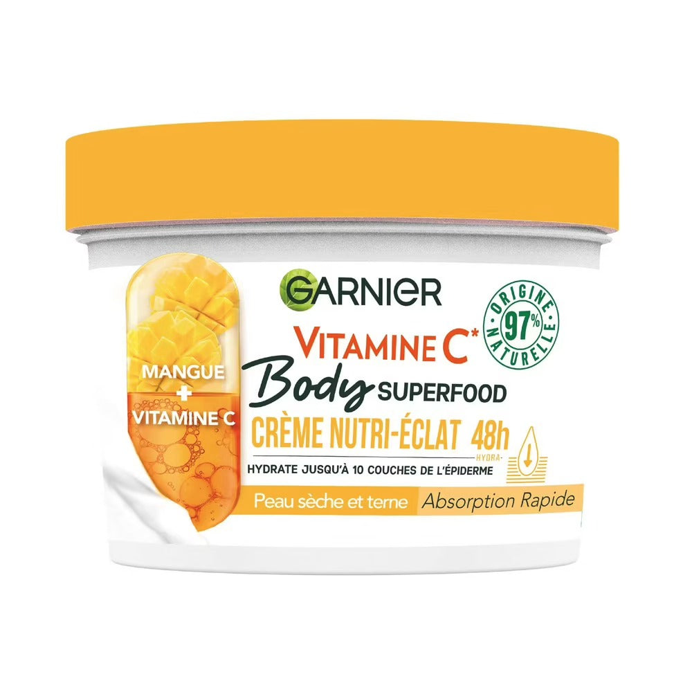 GARNIER Crème nutri-éclat Mangue et Vitamine C 380ml Crème nutri-éclat