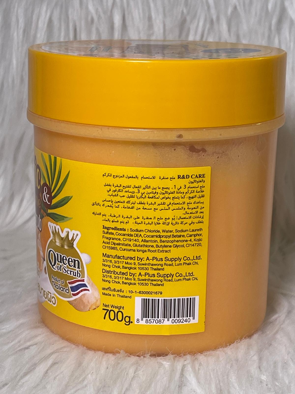 GOMMAGE ULTRA BLANCHISSANT CORPS & VISAGE ANTI IMPERFECTION TURMERIC GLUTATHIONE X 10 ACID KOJIC