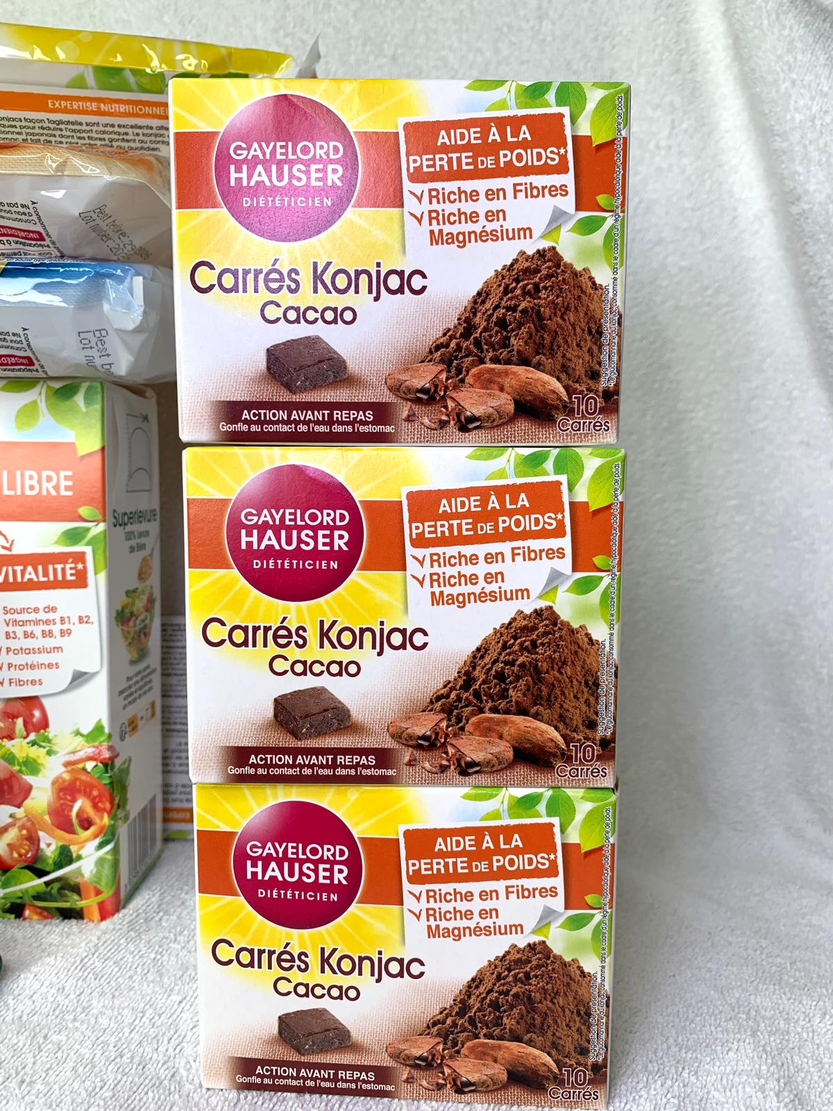 Gayelord Hauser Carrés Konjac Cacao, Aide À La Perte De Poids