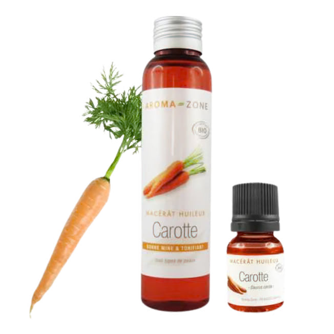 Huile de Carotte BIO (macérât huileux) livraison rapide 100ml ,250ml