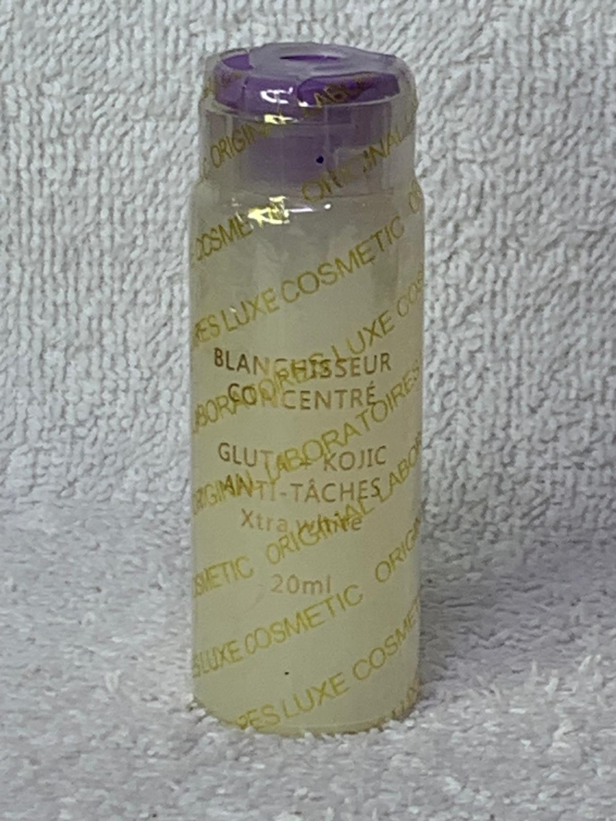 Lux cosmetics Gamme ultra blanchissante glutathione collagène anti imperfection zéro défaut