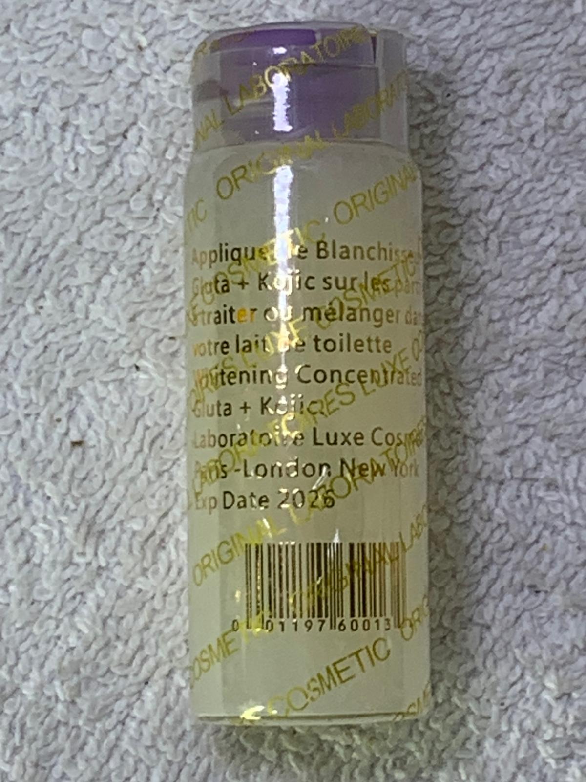 Lux cosmetics Gamme ultra blanchissante glutathione collagène anti imperfection zéro défaut