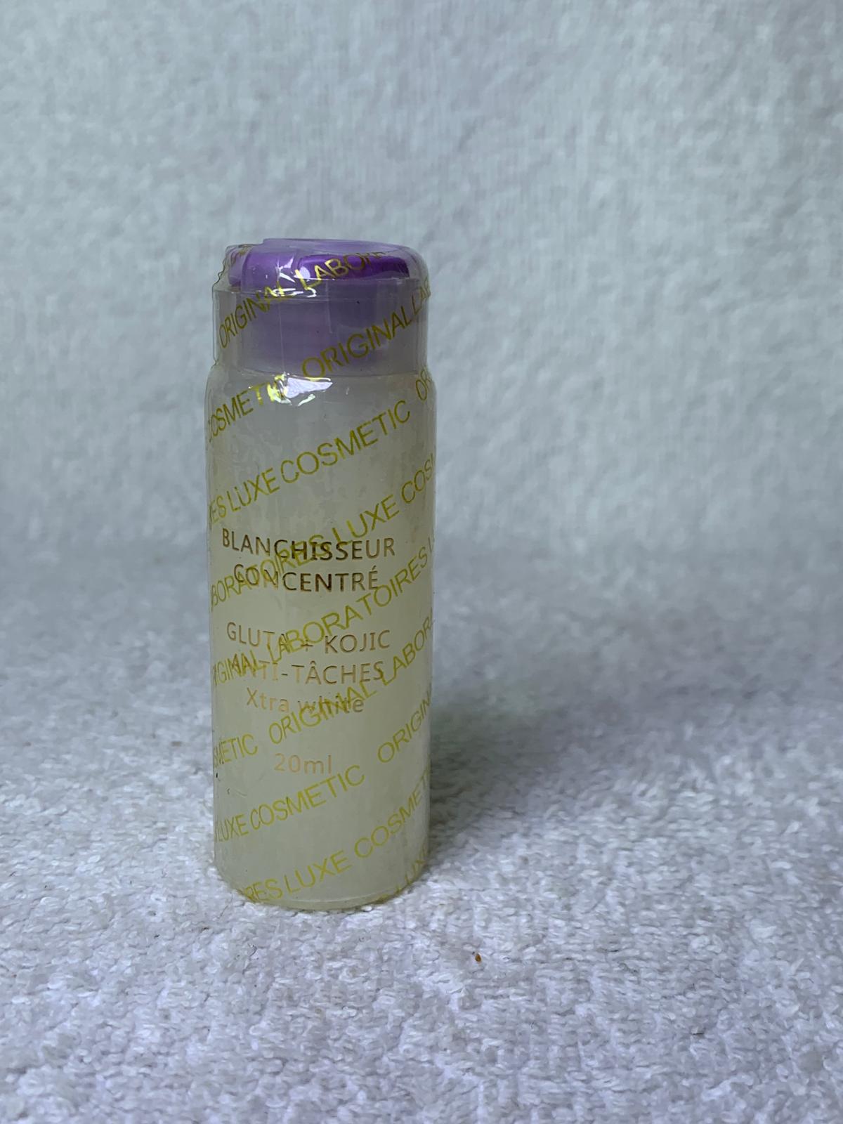 Lux cosmetics Gamme ultra blanchissante glutathione collagène anti imperfection zéro défaut
