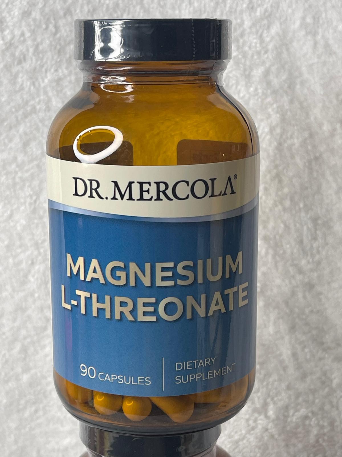 Dr. Mercola, L-thréonate de magnésium, 90 ou 270 capsules ultra éfficace