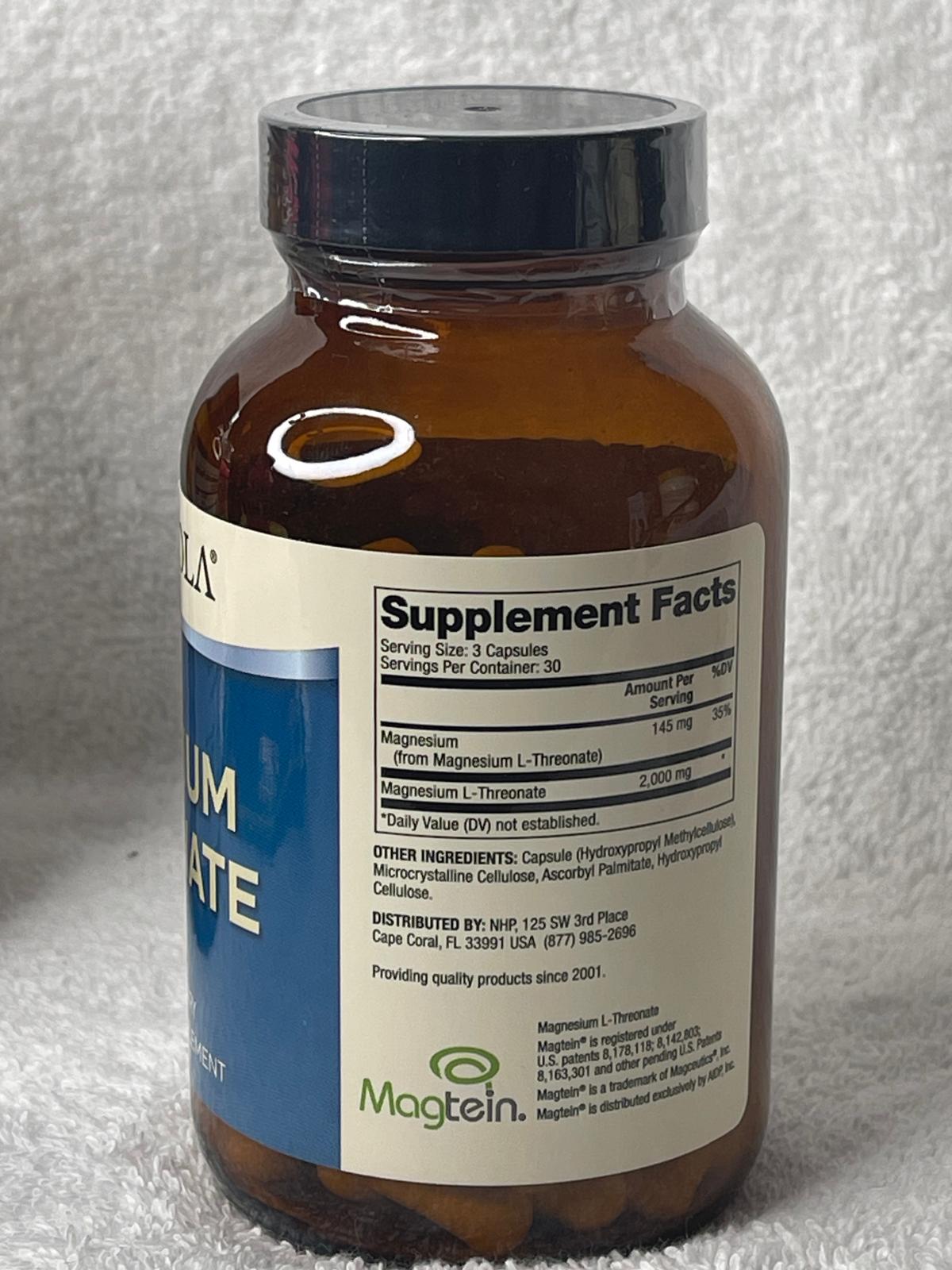 Dr. Mercola, L-thréonate de magnésium, 90 ou 270 capsules ultra éfficace