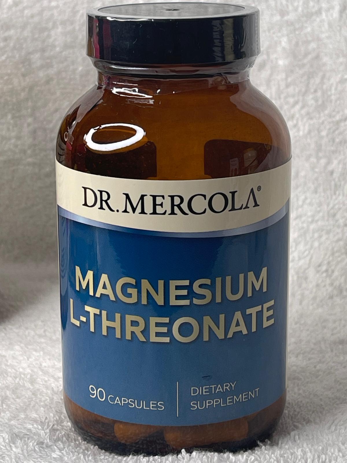 Dr. Mercola, L-thréonate de magnésium, 90 ou 270 capsules ultra éfficace