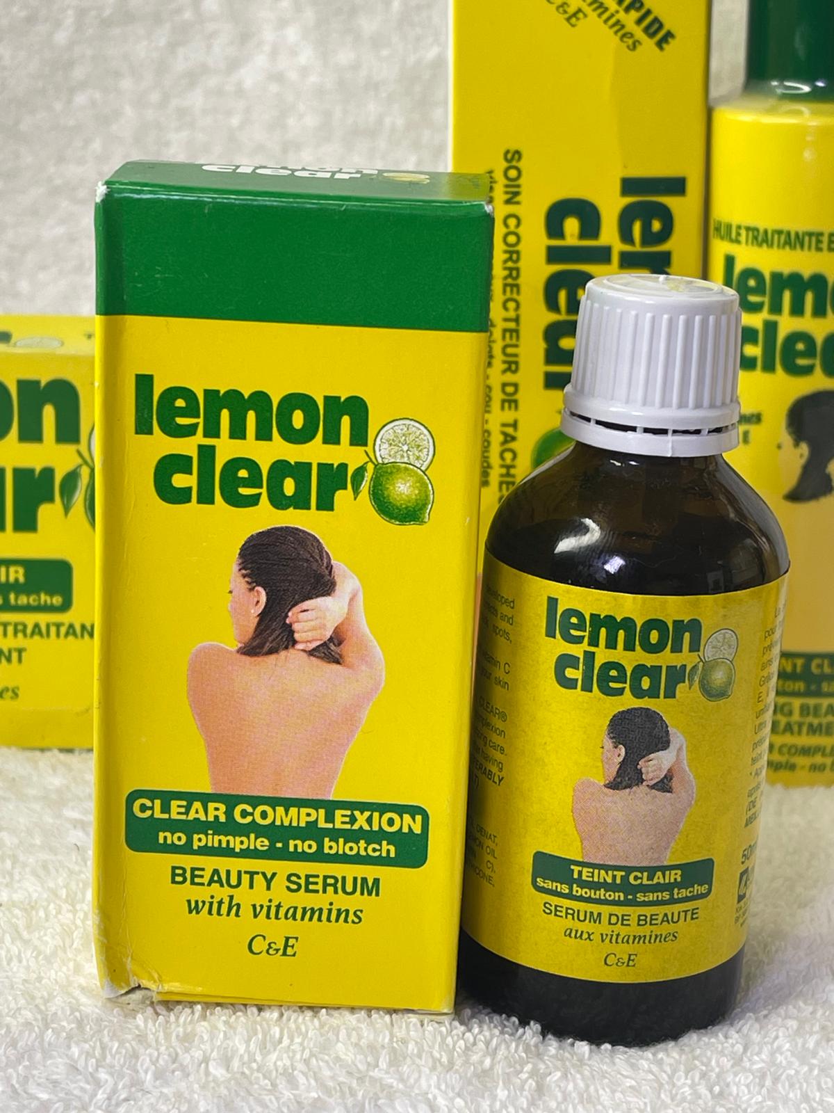 Lemon clear sérum ultra éclaircissant correcteur réparateur anti imperfection