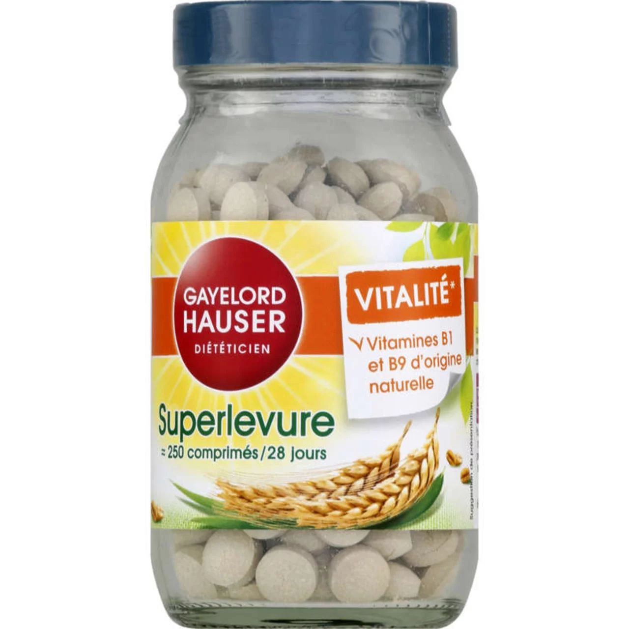 Gayelord Hauser Superlevure Vitalité source de vitamine 250 comprimés