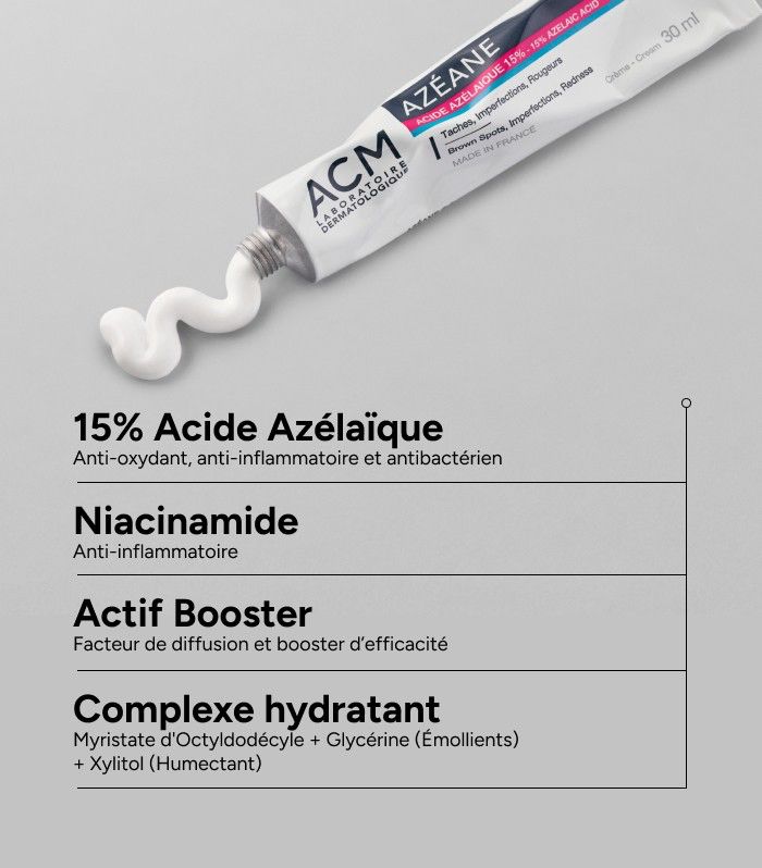 AZÉANE CRÈME - ACIDE AZÉLAÏQUE 15%
